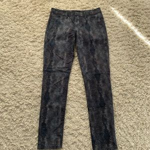 Calvin Klein snakeskin jeans
